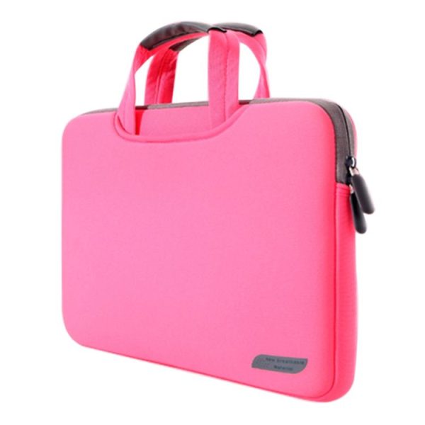 15.6 inch Portable Air Permeable Handheld Sleeve Bag for Laptops, Size: 41.5x30.0x3.5cm (Magenta)