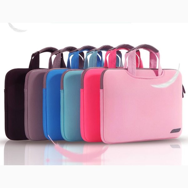 15.6 inch Portable Air Permeable Handheld Sleeve Bag for Laptops, Size: 41.5x30.0x3.5cm (Magenta) - Image 10