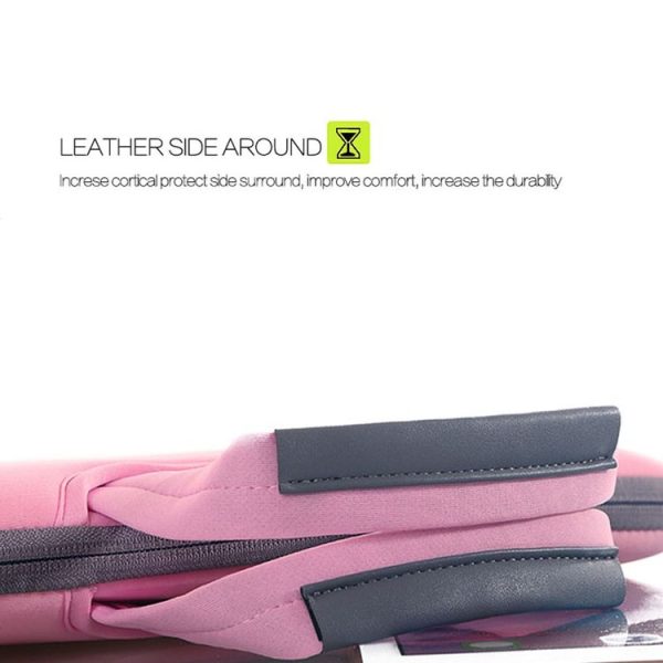 15.6 inch Portable Air Permeable Handheld Sleeve Bag for Laptops, Size: 41.5x30.0x3.5cm (Magenta) - Image 7