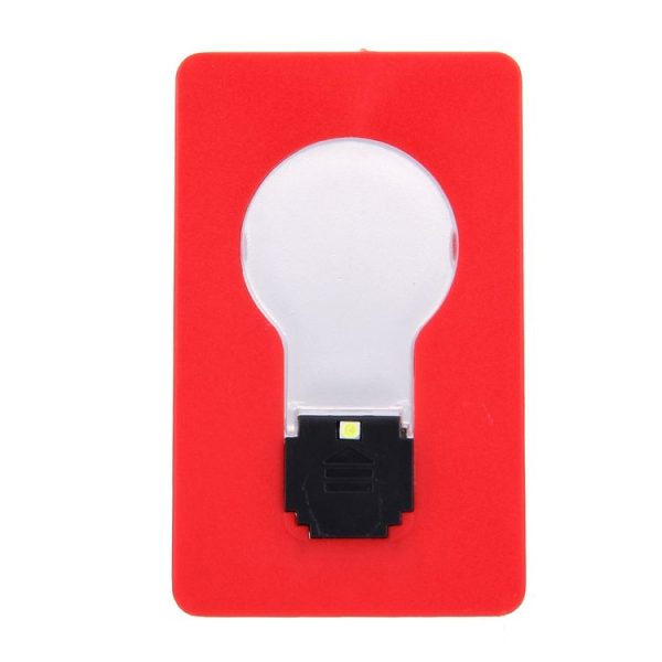 LED Pocket Lamp, Creative Ultrathin Card Light, Random Color Delivery - Image 2