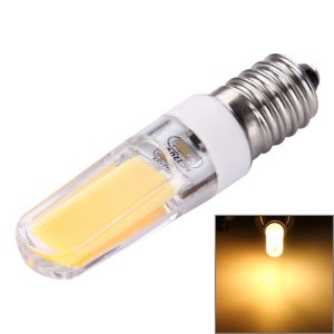 E14 3W 300LM COB LED Light, PC Material Dimmable for Halls / Office / Home, AC 220-240V (Warm White)