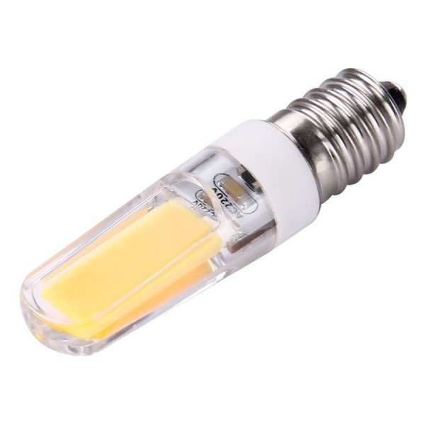 E14 3W 300LM COB LED Light, PC Material Dimmable for Halls / Office / Home, AC 220-240V (Warm White) - Image 2