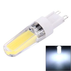 3W COB LED Light, G9 300LM PC Material Dimmable for Halls / Office / Home, AC 220-240V (White Light)