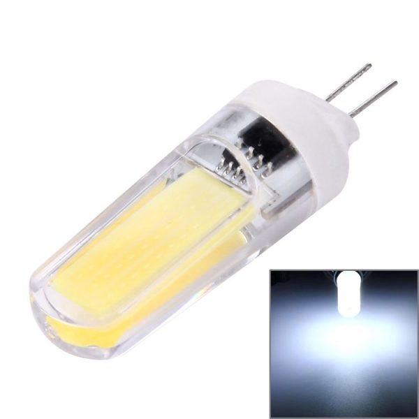 3W COB LED Light, G4 300LM PC Material Dimmable for Halls / Office / Home, AC 220-240V (White Light)