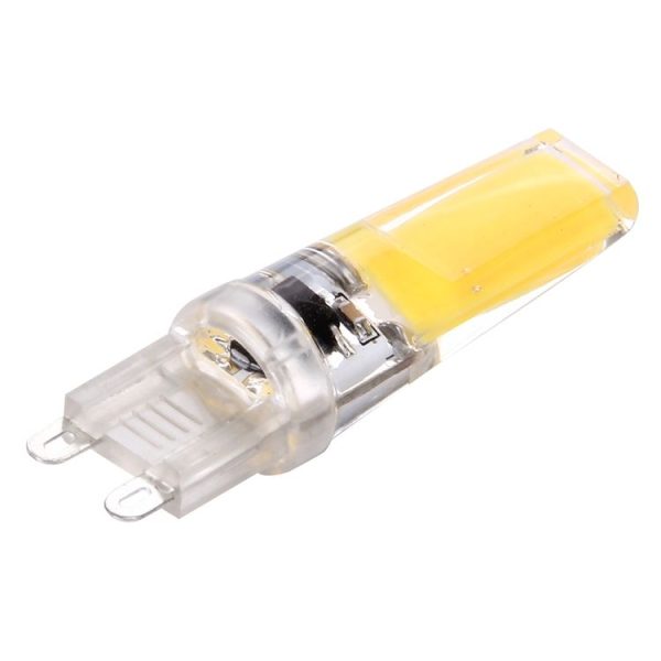 G9 3W 300LM COB LED Light, Silicone Dimmable for Halls / Office / Home, AC 220-240V, Transparent Plug (Warm White) - Image 3