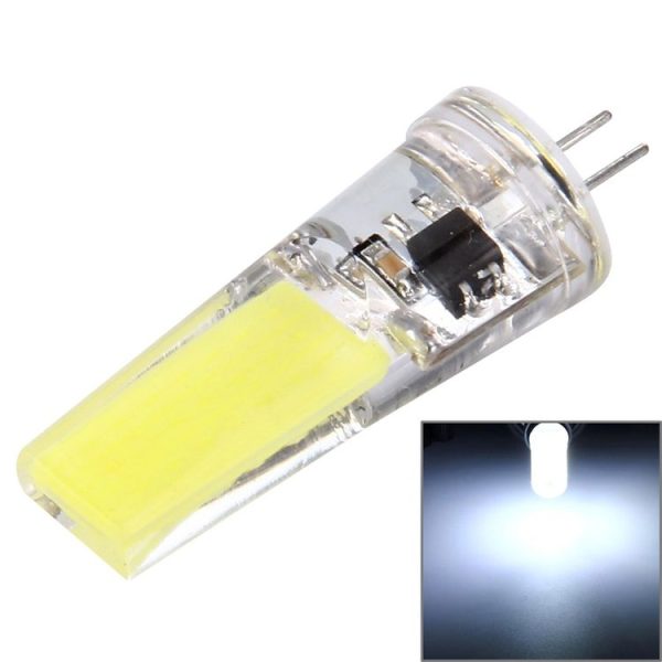 G4 300LM 3W COB LED Light, Silicone Dimmable for Halls / Office / Home, AC 220-240V (White Light)