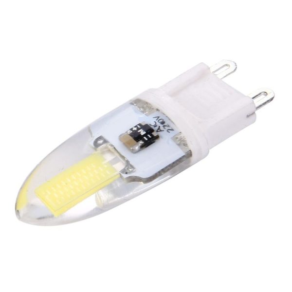 3W COB LED Light, G9 300LM Silicone Dimmable SMD 1505 for Halls / Office / Home, AC 220-240V (White Light) - Image 2
