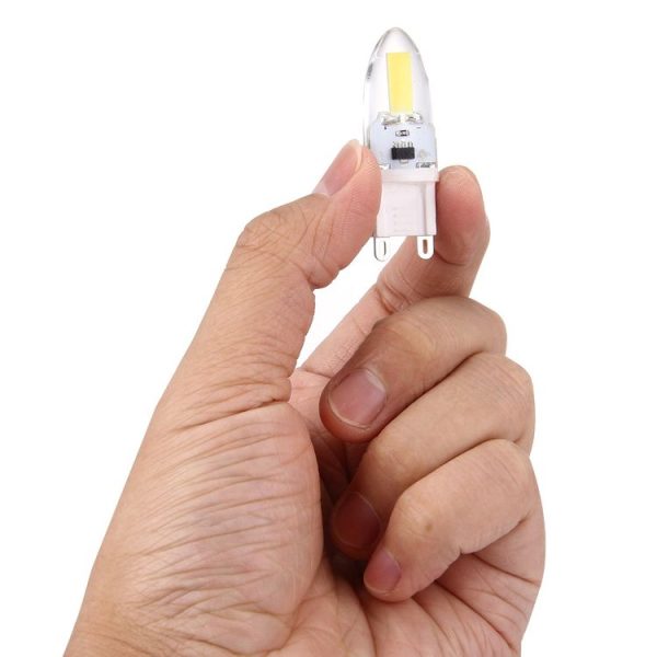 3W COB LED Light, G9 300LM Silicone Dimmable SMD 1505 for Halls / Office / Home, AC 220-240V (White Light) - Image 4