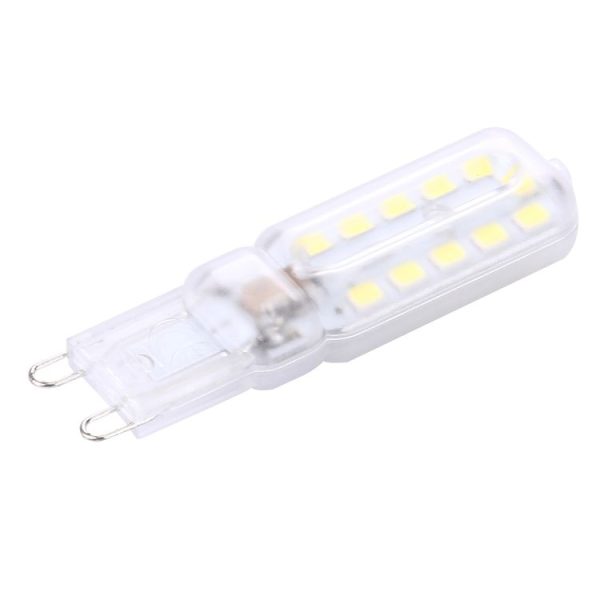 G9 3W 300LM Transparent Cover Corn Light Bulb, 22 LED SMD 2835, AC 220-240V (White Light) - Image 3