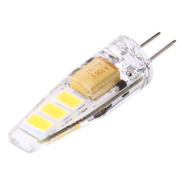 G4 2W 100LM Corn Light Bulb, 6 LED SMD 5730 Silicone, DC 12V (Warm White) - Image 2