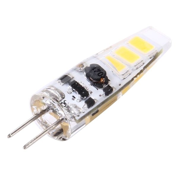 G4 2W 100LM Corn Light Bulb, 6 LED SMD 5730 Silicone, DC 12V (Warm White) - Image 3
