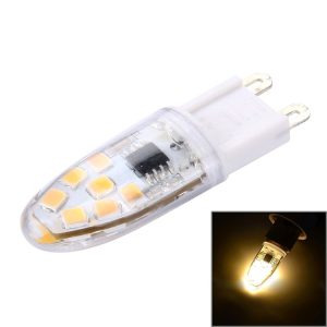 G9 2.5W 200LM Corn Light Bulb, 14 LED SMD 2835 Dimmable, AC 220-240V (Warm White)