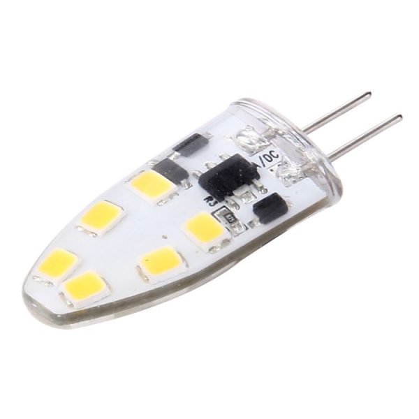 G4 2W 180LM Corn Light Bulb, 12 LED SMD 2835 Silicone, DC 12V, Big Size: 3.9x1.4x0.9cm (Warm White) - Image 2