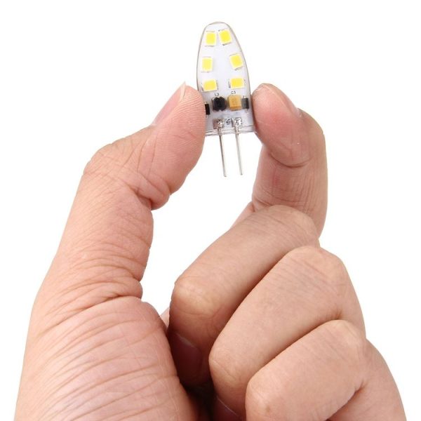 G4 2W 180LM Corn Light Bulb, 12 LED SMD 2835 Silicone, DC 12V, Big Size: 3.9x1.4x0.9cm (Warm White) - Image 4