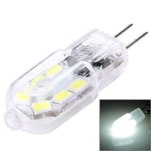 G4 2W 180LM Transparent Cover Corn Light Bulb, 12 LED SMD 2835, AC 220-240V (White Light)