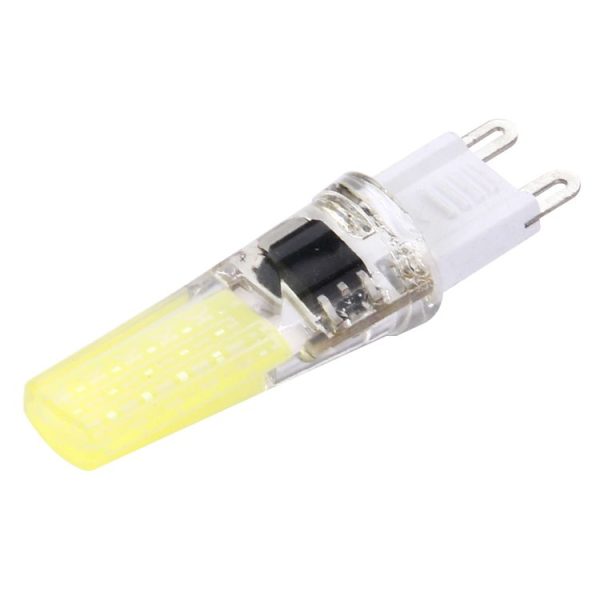 G9 3W 300LM COB LED Light, Silicone Dimmable for Halls / Office / Home, AC 220-240V, White Plug (White Light) - Image 2