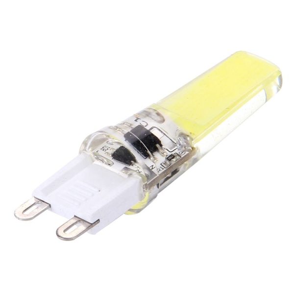 G9 3W 300LM COB LED Light, Silicone Dimmable for Halls / Office / Home, AC 220-240V, White Plug (White Light) - Image 3
