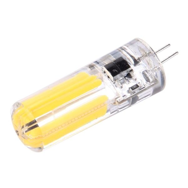 G4 4W Silicone Dimmable 8 LED Filament Light Bulb for Halls, AC 220-240V (Warm White) - Image 2