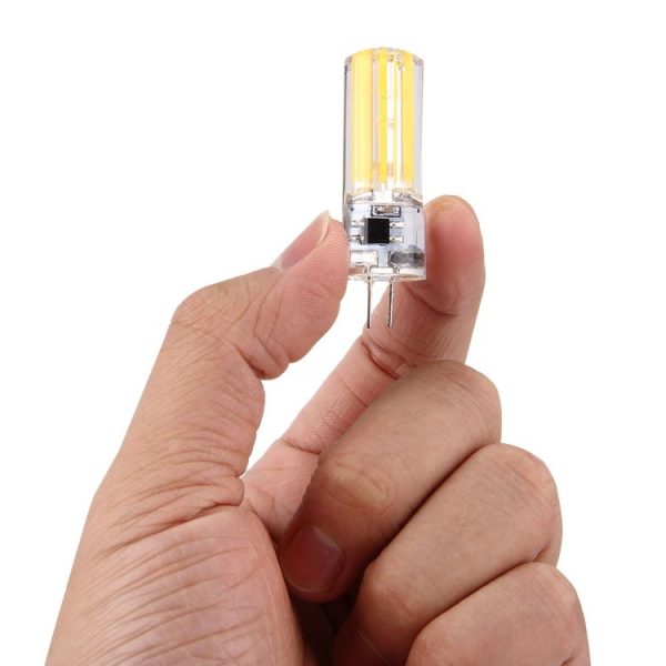 G4 4W Silicone Dimmable 8 LED Filament Light Bulb for Halls, AC 220-240V (Warm White) - Image 4