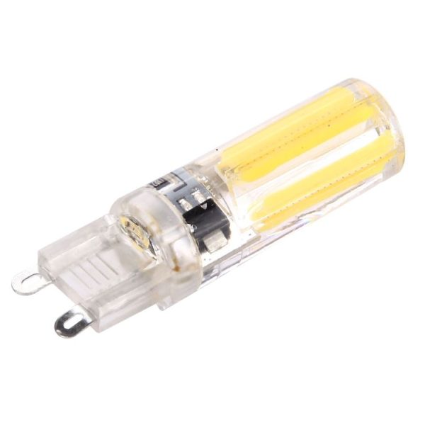 G9 4W Silicone Dimmable 8 LED Filament Light Bulb for Halls, AC 220-240V (Warm White) - Image 3