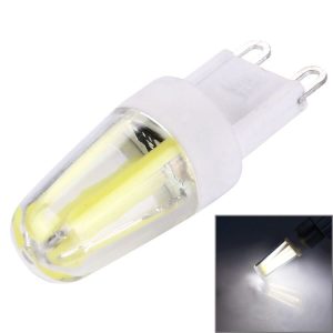 2W Filament Light Bulb, G9 PC Material Dimmable 4 LED for Halls, AC 220-240V (White Light)