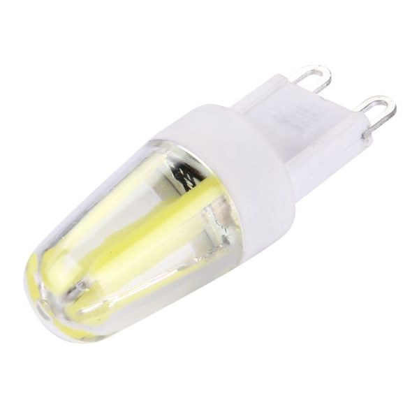 2W Filament Light Bulb, G9 PC Material Dimmable 4 LED for Halls, AC 220-240V (White Light) - Image 2