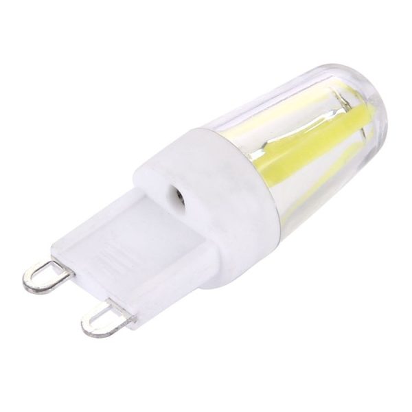 2W Filament Light Bulb, G9 PC Material Dimmable 4 LED for Halls, AC 220-240V (White Light) - Image 3