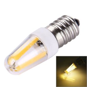 2W Filament Light Bulb, E14 PC Material Dimmable 4 LED for Halls, AC 220-240V (Warm White)