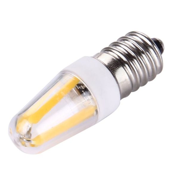 2W Filament Light Bulb, E14 PC Material Dimmable 4 LED for Halls, AC 220-240V (Warm White) - Image 2