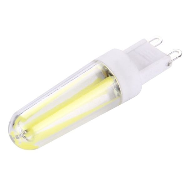 4W Filament Light Bulb, G9 PC Material Dimmable 4 LED for Halls, AC 220-240V (White Light) - Image 2