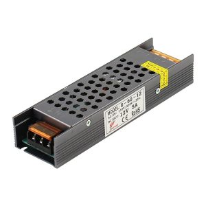 SL-60-12 LED Regulated Switching Power Supply DC12V 5A Size: 170 x 49 x 29mm