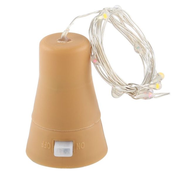 1m 10 LEDs SMD 0603 Solar Powered Copper Wire String Light Fairy Lamp Decorative Light (Colorful Light) - Image 2