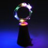 1m 10 LEDs SMD 0603 Solar Powered Copper Wire String Light Fairy Lamp Decorative Light (Colorful Light) - Image 5
