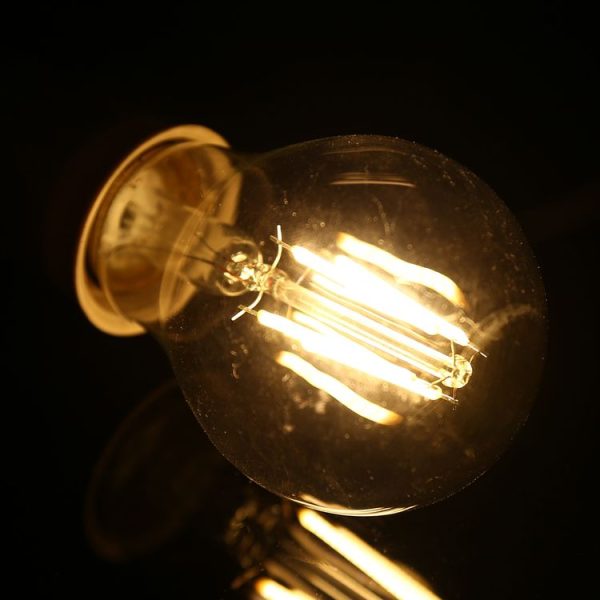 A60 E27 4W 4 LEDs 450 LM Retro Dimming LED Filament Light Bulb Energy Saving Light, AC 220V (Warm White) - Image 5