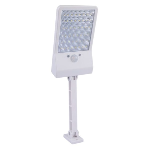 6W 800LM 48 LEDs Solar Remote Control Flat Lamp with Bracket - Image 2