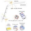 6W 800LM 48 LEDs Solar Remote Control Flat Lamp with Bracket - Image 8
