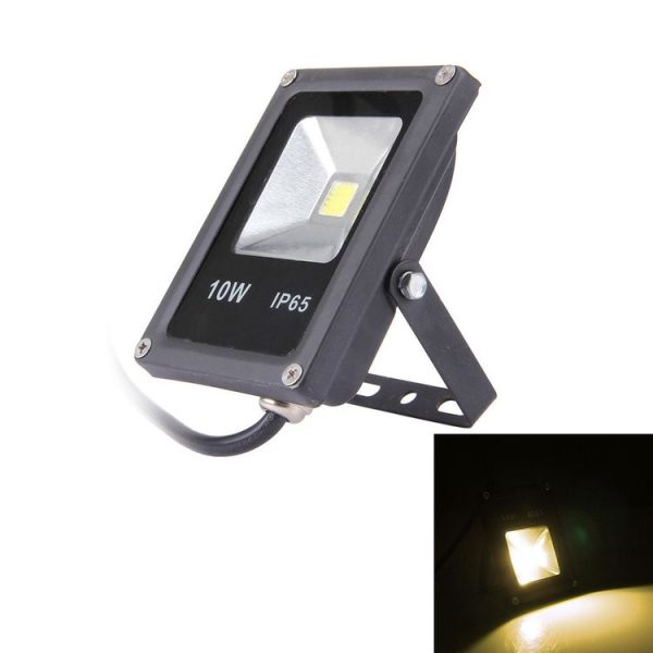 10W IP65 Waterproof White Light LED Floodlight, 900LM LED Light, AC 85-265V (Warm White)