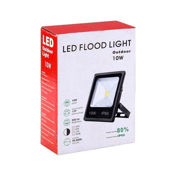 10W IP65 Waterproof White Light LED Floodlight, 900LM LED Light, AC 85-265V (Warm White) - Image 7