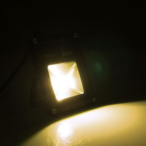 10W IP65 Waterproof White Light LED Floodlight, 900LM LED Light, AC 85-265V (Warm White) - Image 8