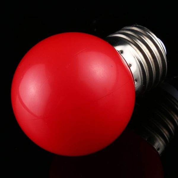 10 PCS 2W E27 2835 SMD Home Decoration LED Light Bulbs, AC 220V (Red Light) - Image 2