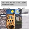 33 LEDs Microwave Induction IP65 Waterproof Solar Powered LED Wall Lamp - Image 10