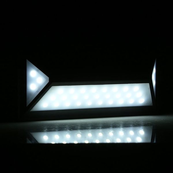 33 LEDs Microwave Induction IP65 Waterproof Solar Powered LED Wall Lamp - Image 7