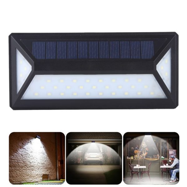33 LEDs Microwave Induction IP65 Waterproof Solar Powered LED Wall Lamp - Image 8