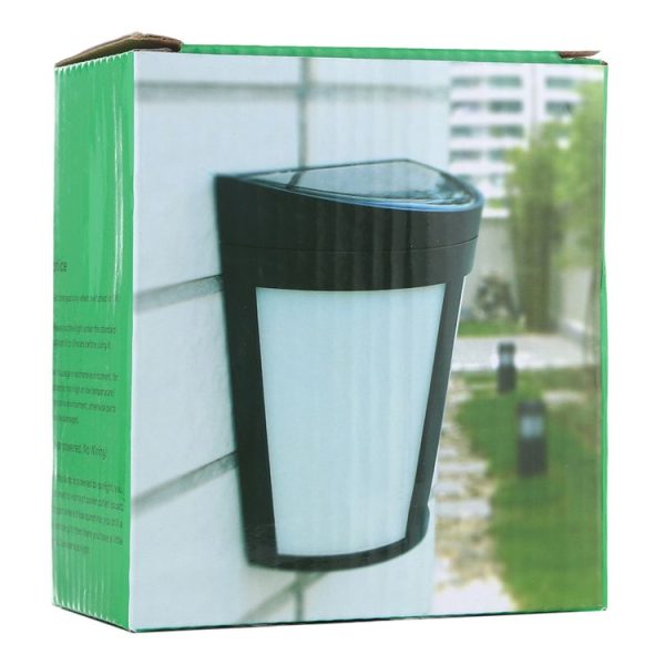 6 LEDs Light Control IP65 Waterproof Warm White Light + Colorful Changing Solar Powered LED Wall Lamp - Image 7