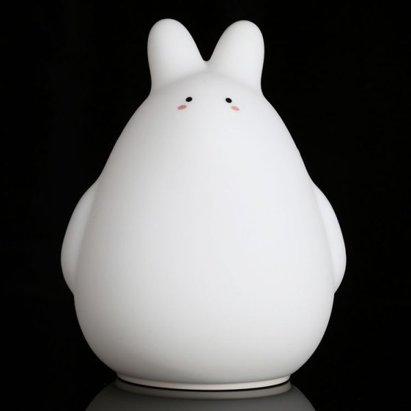 K-1026 7 Color LED White Rabbit Silicone Lamp - Image 2