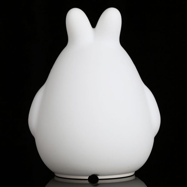 K-1026 7 Color LED White Rabbit Silicone Lamp - Image 3
