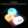 0.8W Naughty Cartoon Dog Silicone Colorful Energy-saving Night Light Led Desk Lamp, Remote Control Version - Image 8