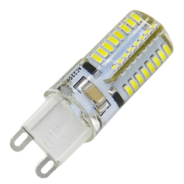 G9 4W 210LM 64 LED SMD 3014 Silicone Corn Light Bulb, AC 110V (White Light) - Image 3