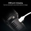 X81-P50 Luminous Flux: 3500lm LED Flashlight, Retractable Focus Function (Black) - Image 4