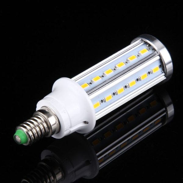 10W Aluminum Corn Light Bulb, E14 880LM 42 LED SMD 5730, AC 85-265V (White Light) - Image 3